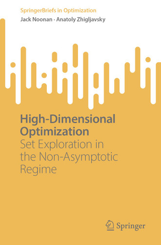 High-Dimensional Optimization: Set Exploration in the Non-Asymptotic Regime (SpringerBriefs in Optimization) book cover by Jack Noonan, Anatoly Zhigljavsky