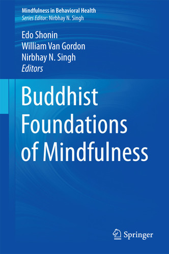 Buddhist Foundations of Mindfulness (Mindfulness in Behavioral Health) book cover by 