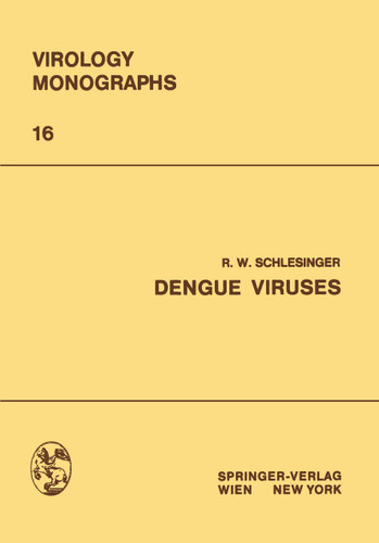 Dengue Viruses (Virology Monographs Die Virusforschung in Einzeldarstellungen #16) book cover by R.W. Schlesinger