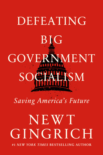 Defeating Big Government Socialism: Saving America's Future book cover by Newt Gingrich
