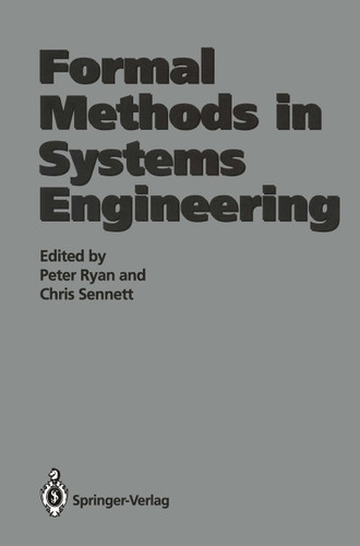 Formal Methods in Systems Engineering book cover by 
