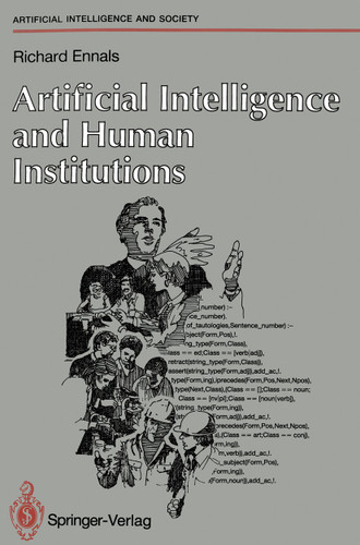 Artificial Intelligence and Human Institutions (Human-centred Systems) book cover by Richard Ennals