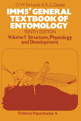IMMS’ General Textbook of Entomology: Volume I: Structure, Physiology and Development book cover by 
