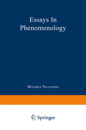 Essays in Phenomenology book cover by Maurice Natanson