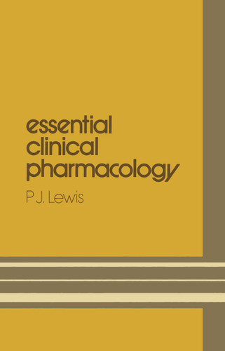 Essential Clinical Pharmacology book cover by P.J. Lewis