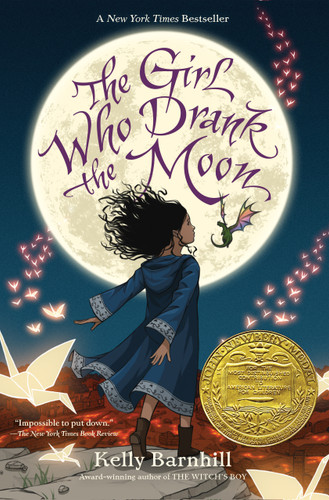 The Girl Who Drank the Moon (Winner of the 2017 Newbery Medal) book cover by Kelly Barnhill
