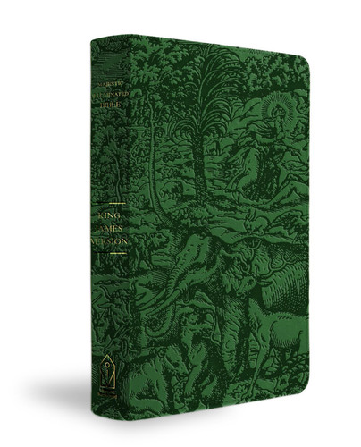 KJV Majestic Illuminated Bible (Emerald LeatherLuxe) book cover by FaithWords