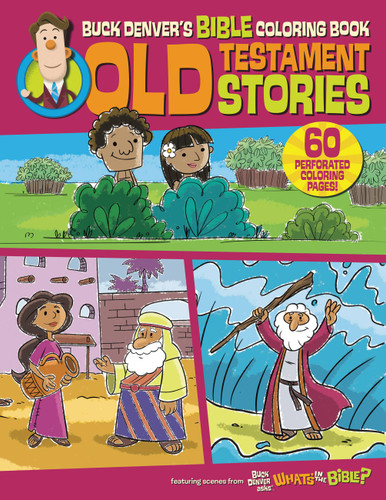 Buck Denver's Bible Coloring Book: Old Testament Stories book cover by Jelly Telly Press