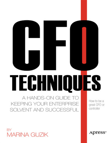 CFO Techniques: A Hands-on Guide to Keeping Your Business Solvent and Successful book cover by Marina Zosya
