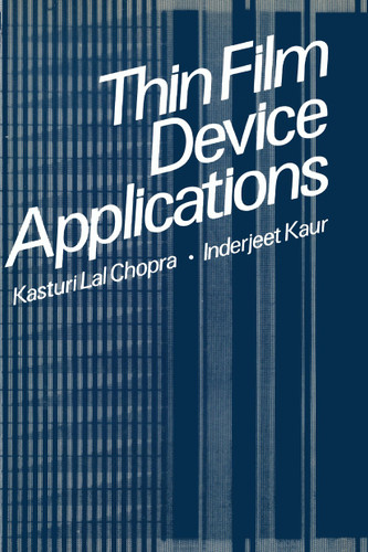 Thin Film Device Applications book cover by Kasturi Chopra