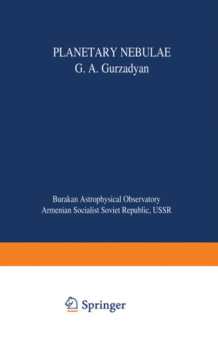 Planetary Nebulae book cover by G.A. Gurzadyan, Z. Lerman