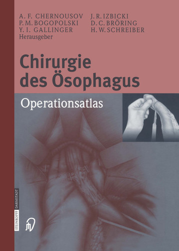 Chirurgie des Ösophagus: Operationsatlas book cover by 
