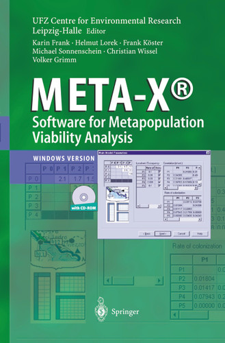 META-X®-Software for Metapopulation Viability Analysis book cover by Karin Frank, Helmut Lorek, Frank Köster, Michael Sonnenschein, Christian Wissel, Volker Grimm