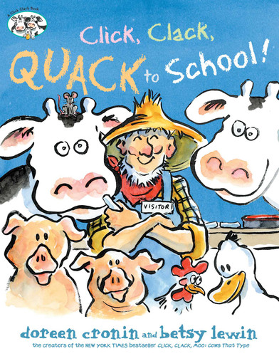 Click, Clack, Quack to School! (A Click Clack Book) book cover by Doreen Cronin