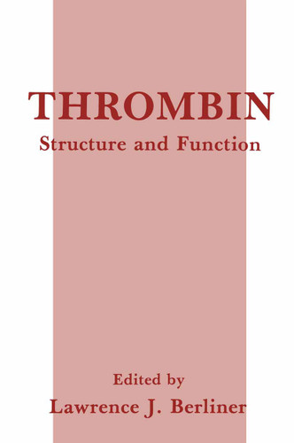 Thrombin: Structure and Function book cover by 