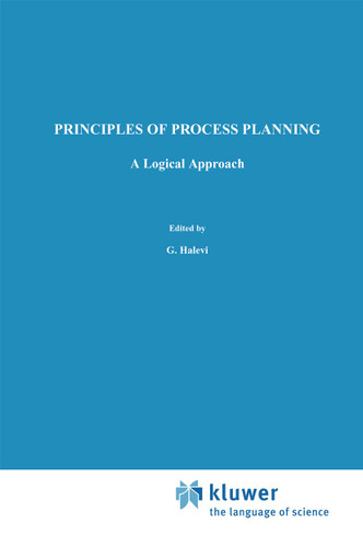 Principles of Process Planning: A logical approach book cover by G. Halevi, R. Weill