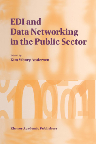 EDI and Data Networking in the Public Sector book cover by 