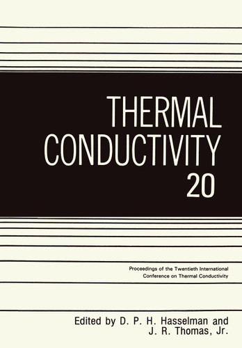 Thermal Conductivity 20 book cover by J.R., Jr. Thomas, D.P.H. Hasselman
