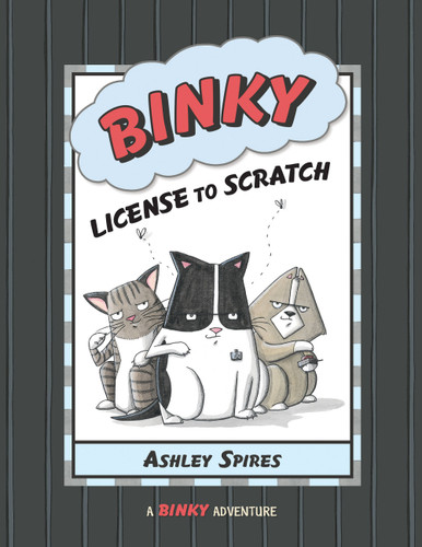 Binky: License to Scratch (Binky Adventure, A #5) book cover by Ashley Spires