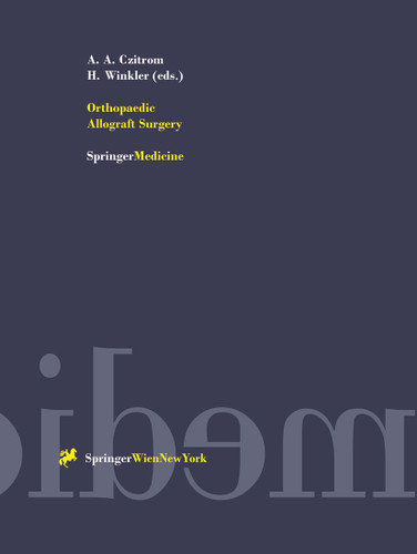 Orthopaedic Allograft Surgery book cover by 