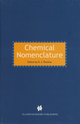 Chemical Nomenclature book cover by 