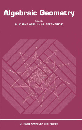 Algebraic Geometry: Proceedings of the Conference at Berlin 9–15 March 1988 book cover by 