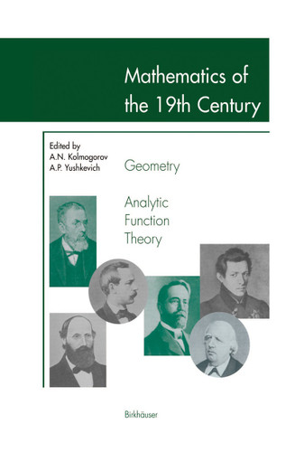 Mathematics of the 19th Century: Geometry, Analytic Function Theory book cover by 