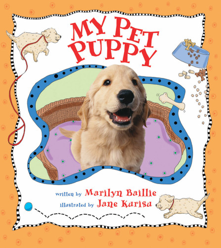 My Pet Puppy book cover by Marilyn Baillie