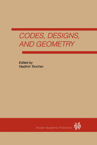 Codes, Designs and Geometry book cover by 