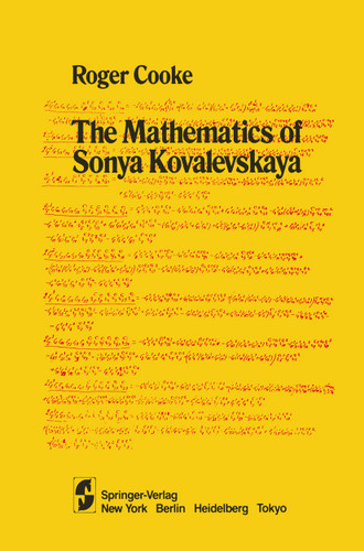 The Mathematics of Sonya Kovalevskaya book cover by R. Cooke