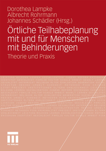 Örtliche Teilhabeplanung mit und für Menschen mit Behinderungen: Theorie und Praxis book cover by 