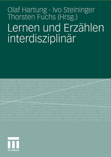Lernen und Erzählen interdisziplinär book cover by 