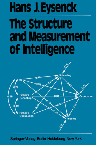 The Structure and Measurement of Intelligence book cover by Hans J. Eysenck