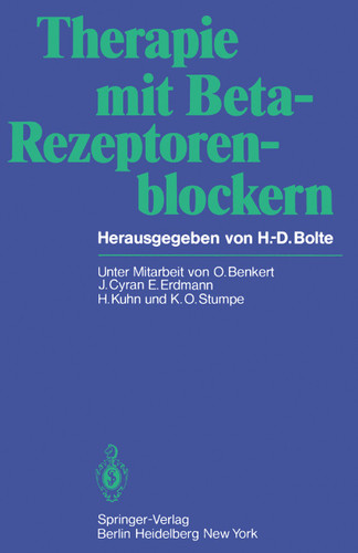 Therapie mit Beta-Rezeptorenblockern book cover by 