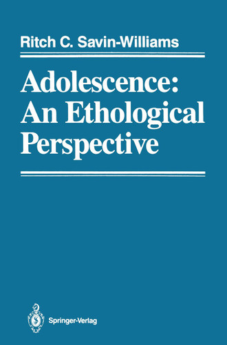 Adolescence: An Ethological Perspective book cover by Ritch C. Savin-Williams