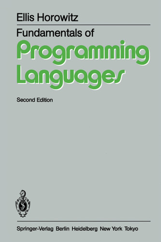Fundamentals of Programming Languages book cover by E. Horowitz