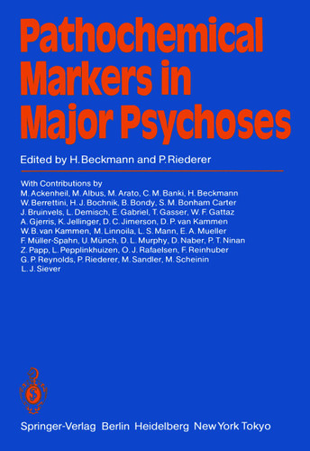 Pathochemical Markers in Major Psychoses book cover by 