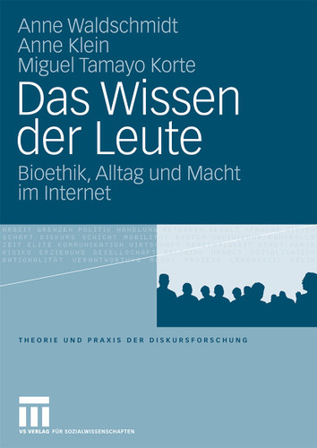Das Wissen der Leute: Bioethik, Alltag und Macht im Internet (Theorie und Praxis der Diskursforschung) book cover by Anne Waldschmidt, Anne Klein, Miguel Tamayo