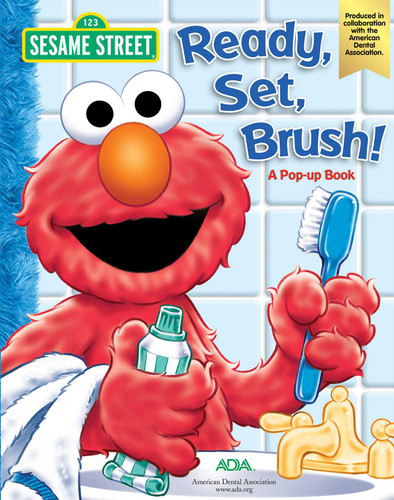 Sesame Street Ready, Set, Brush! A Pop-Up Book (Pop-Up Book) book cover by Che Rudko