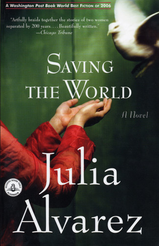 Saving the World book cover by Julia Alvarez