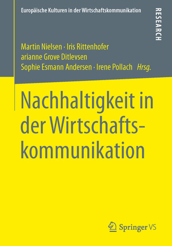 Nachhaltigkeit in der Wirtschaftskommunikation (Europäische Kulturen in der Wirtschaftskommunikation #24) book cover by 