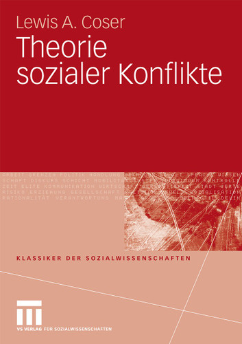 Theorie sozialer Konflikte (Klassiker der Sozialwissenschaften) book cover by Lewis A. Coser