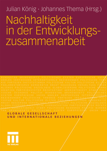 Nachhaltigkeit in der Entwicklungszusammenarbeit (Globale Gesellschaft und internationale Beziehungen) book cover by 