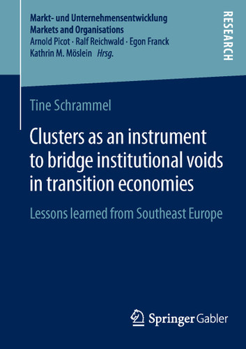 Clusters as an instrument to bridge institutional voids in transition economies: Lessons learned from Southeast Europe (Markt- und Unternehmensentwicklung Markets and Organisations) book cover by Tine Schrammel
