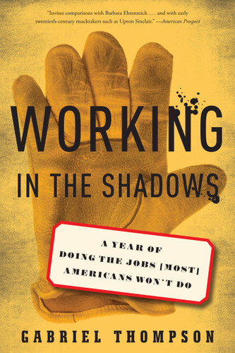 Working in the Shadows: A Year of Doing the Jobs (Most) Americans Won't Do book cover by Gabriel Thompson
