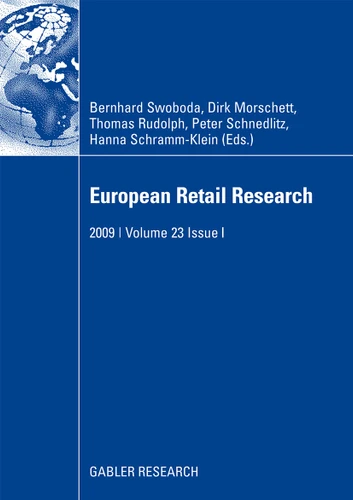 European Retail Research: 2009 | Volume 23 Issue I (European Retail Research) book cover by 