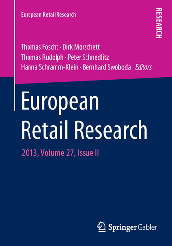 European Retail Research: 2013, Volume 27, Issue II (European Retail Research) book cover by 