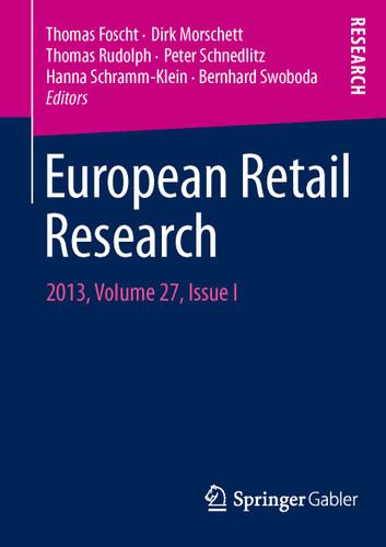 European Retail Research: 2013, Volume 27, Issue I (European Retail Research) book cover by 