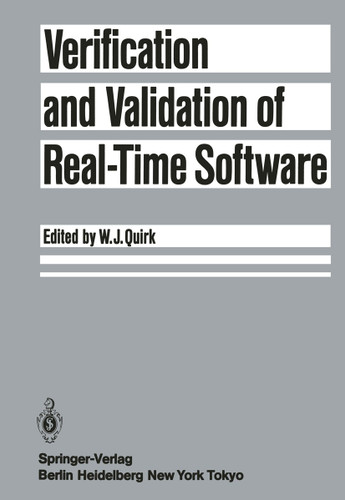 Verification and Validation of Real-Time Software book cover by 