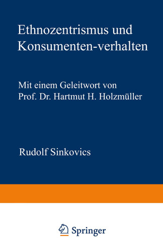 Ethnozentrismus und Konsumentenverhalten book cover by 